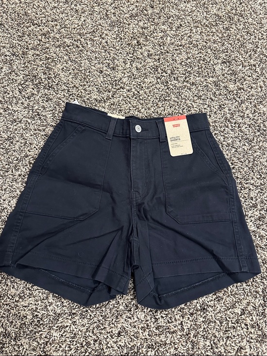 Levi's Pants - Levi's High Waist Women's Shorts - Black